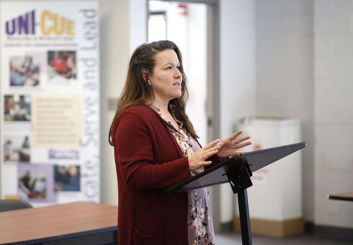 Heather Rios speaks